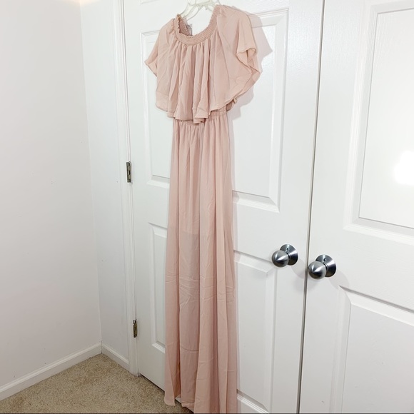 Show Me Your Mumu Hacienda Maxi Dress Dusty Blush - Picture 2 of 10